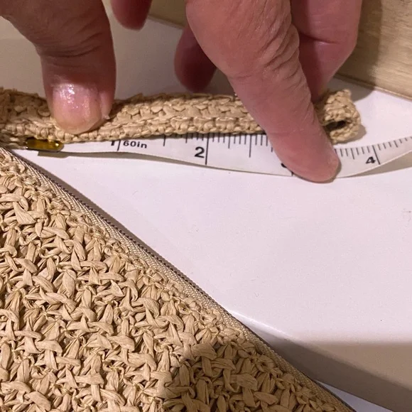 Dior Raffia Clutch Wristlet - Picture 9 of 9